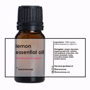 kemasan lemon essential oil 10ml