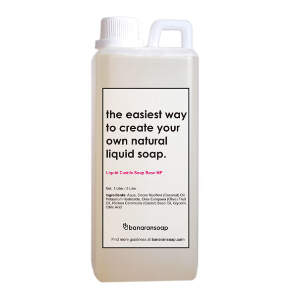 kemasan liquid soap base medium foam 1 liter