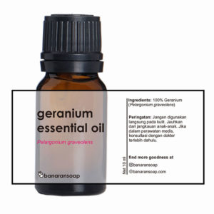 kemasan geranium essential oil 10ml