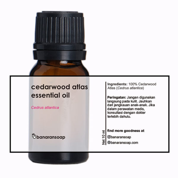 kemasan cedarwood atlas essential oil 10 ml