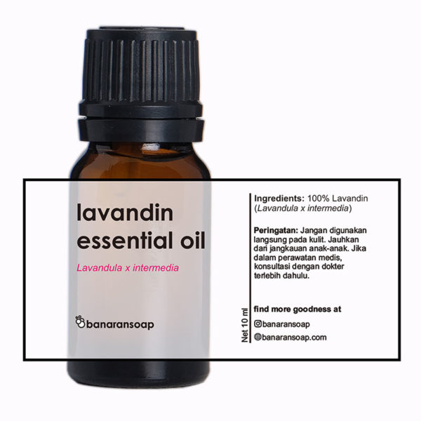 kemasan lavandin essential oil 10 ml
