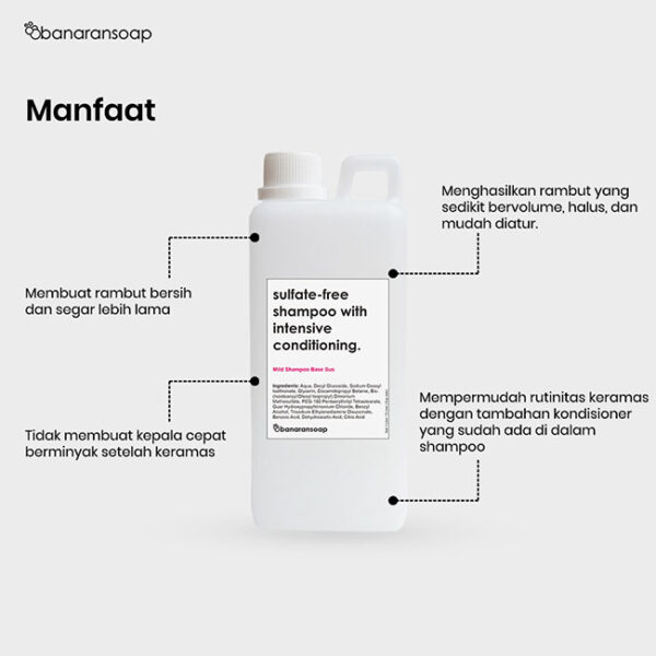 manfaat mild shampoo base intensive conditioning
